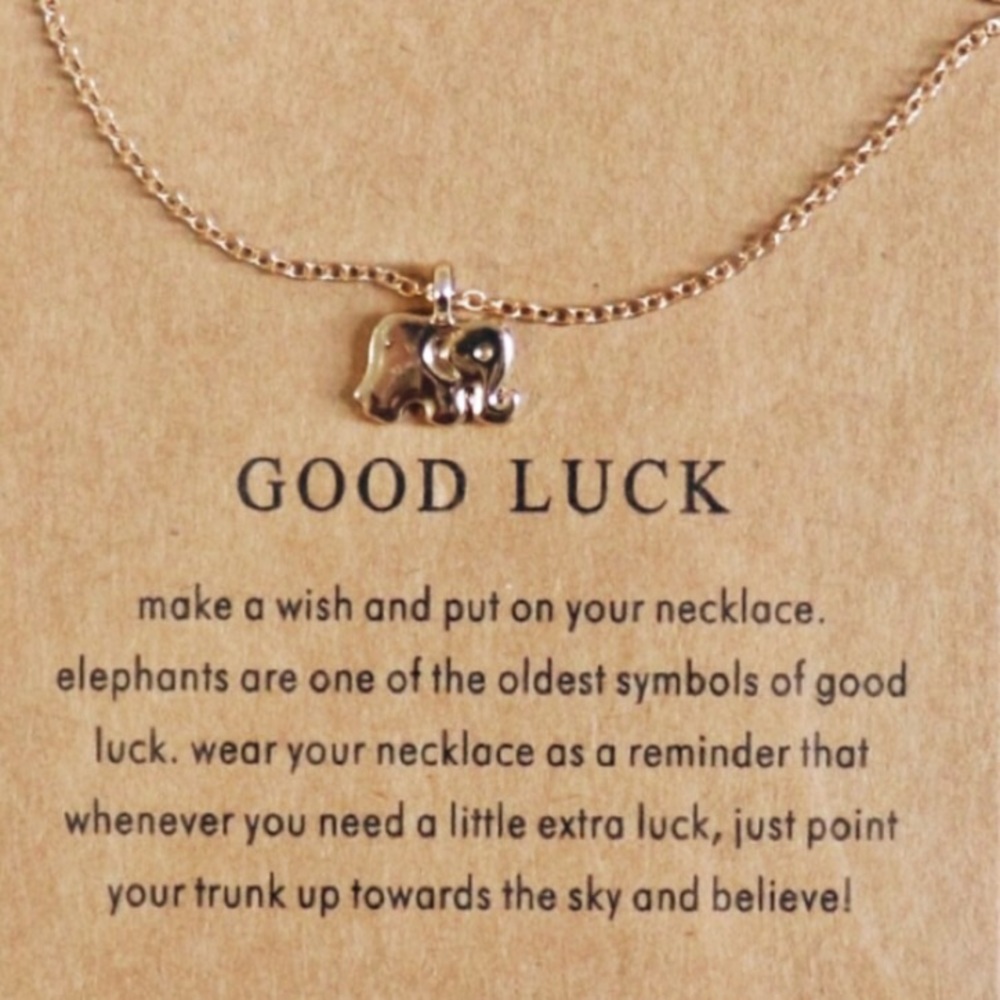 ⭐️ Good Luck Elephant Necklace ⭐️ 2 for 20❗️